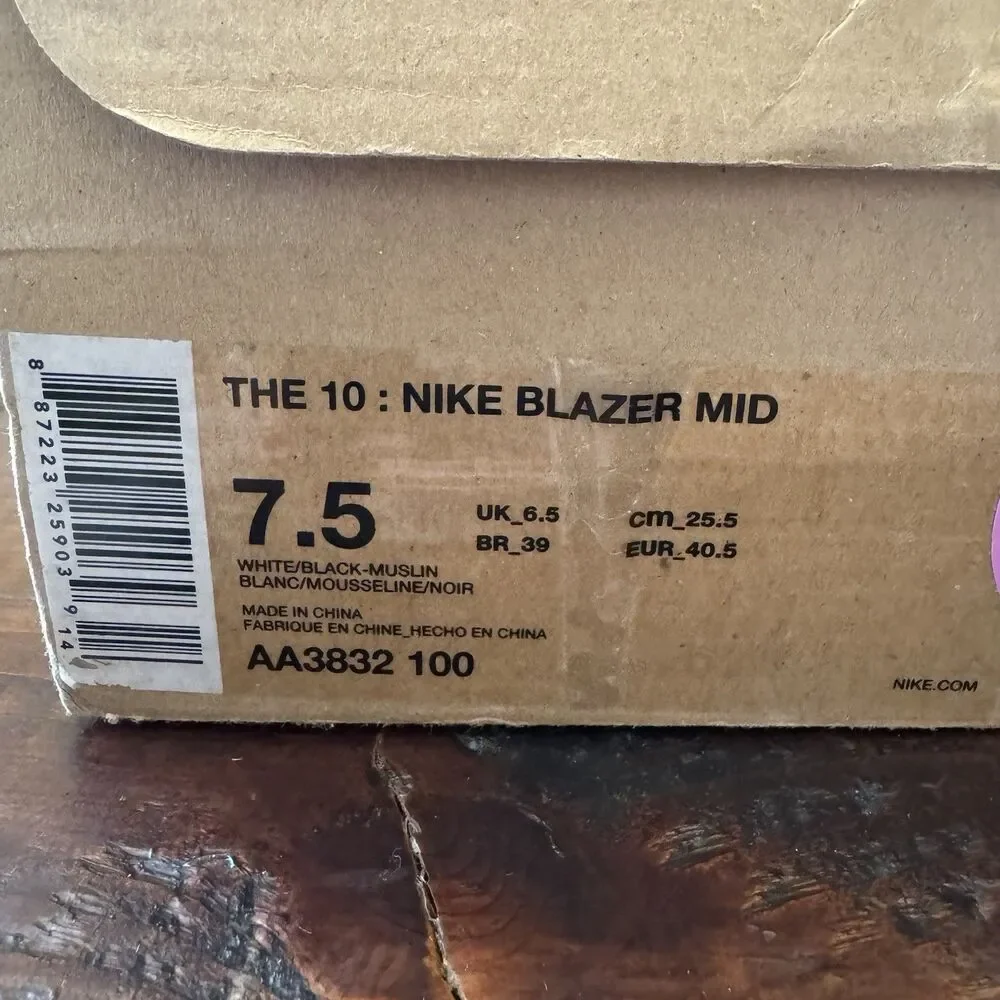 Off-White x Nike Blazer Mid The Ten Shoes